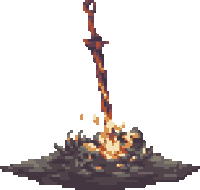 Bonfire from Dark Souls